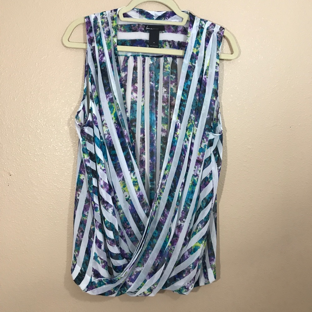 Lane Bryant Tank Top, Gathered at Waist, Sz 18